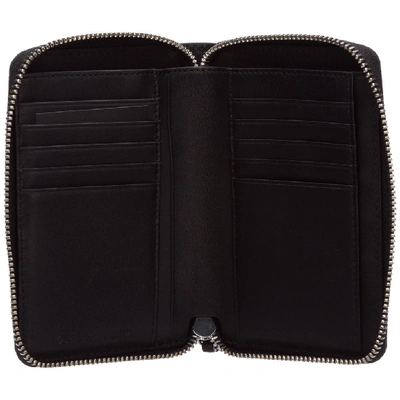 Shop Karl Lagerfeld Karl Legend Zipped Wallet In Black