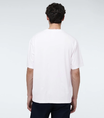 Shop Acne Studios Extorr Pink Label Pocket T-shirt In White