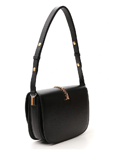 Shop Gucci Sylvie 1969 Small Shoulder Bag In Black