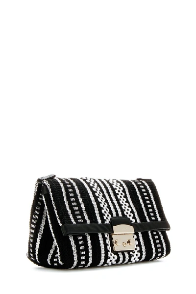 Shop Furla Knitted Shoulder Bag In Multi