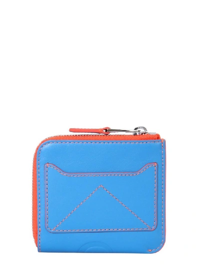 Shop Jw Anderson Anchor Zipped Wallet In Blue