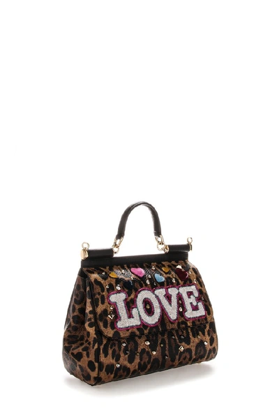 Shop Dolce & Gabbana Sicily Tote Bag In Multi