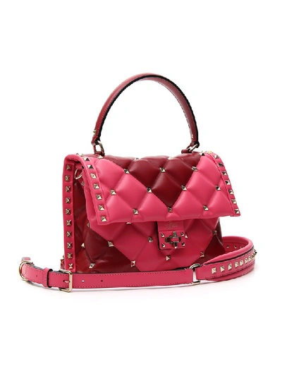 Shop Valentino Garavani Candystud Tote Bag In Pink