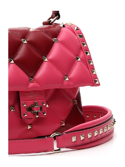Shop Valentino Garavani Candystud Tote Bag In Pink