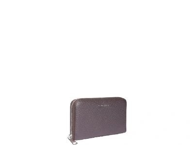 Shop Orciani Soft Zip Around Wallet In Brown