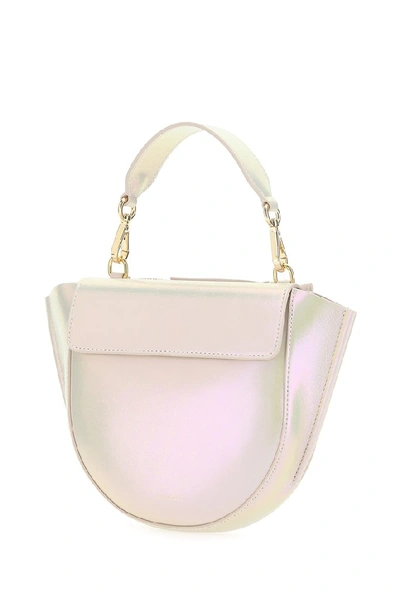 Shop Wandler Hortensia Mini Shoulder Bag In Beige