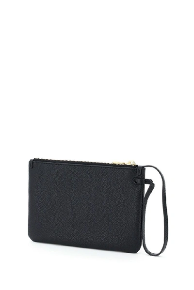 Shop Tory Burch Perry Bombé Clutch Bag In Black