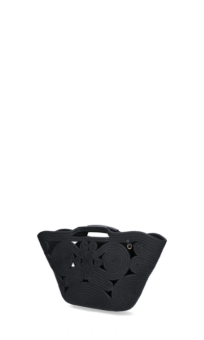 Shop Anya Hindmarch Top Handle Bag In Black