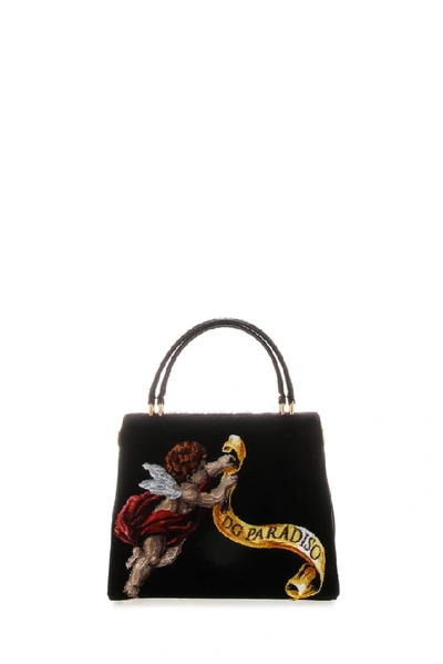 Shop Dolce & Gabbana Top Handle Hand Bag In Black