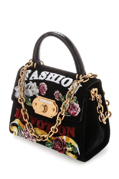 Shop Dolce & Gabbana Top Handle Hand Bag In Black