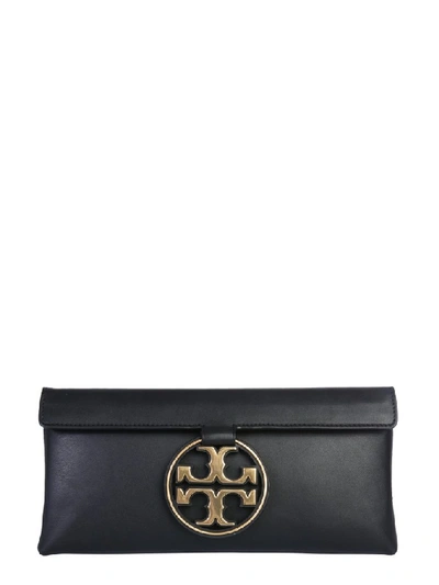 Shop Tory Burch Miller Clutch Bag In Black