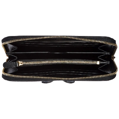 Shop Ferragamo Salvatore  Vara Bow Zip In Black