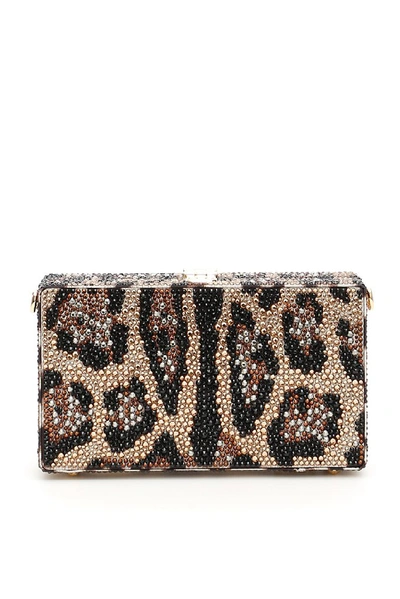 Shop Dolce & Gabbana Animal Print Box Clutch Bag In Multi