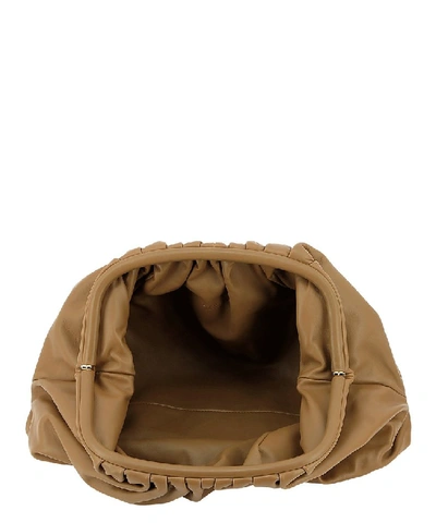 Shop Bottega Veneta The Pouch Clutch Bag In Brown