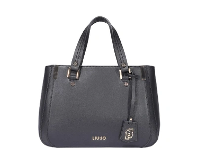 Shop Liu •jo Liu Jo Boston Tote Bag In Black