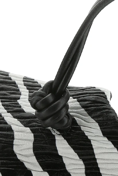 Shop Bottega Veneta Zebra Print Clutch Bag In Multi