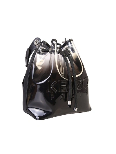 Shop Kenzo Kombo Bucket Bag In Black