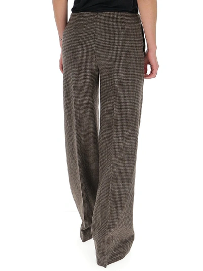 Shop Theory Checked Pants In Multi