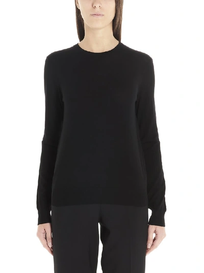 Shop Theory Crewneck Sweater In Black