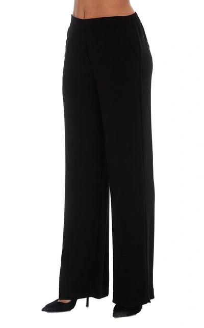 Shop P.a.r.o.s.h . Wide Leg Pants In Black