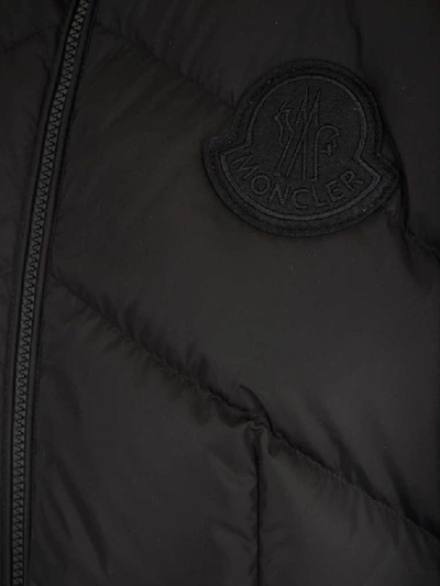 Shop Moncler Ana Sleeveless Down Jacket In Black