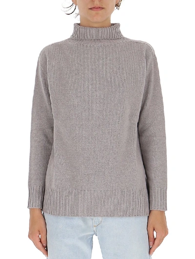 Shop Max Mara 's  Gnomo Turtleneck Pullover In Grey