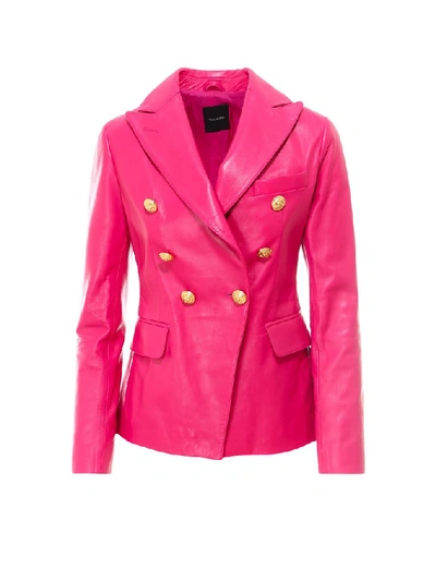 Shop Tagliatore Lizzie Blazer In Pink