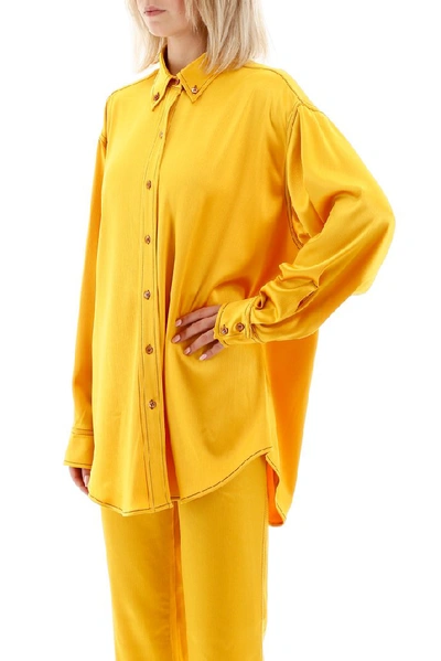 Shop Sies Marjan Kiki Oversized Shirt In Yellow