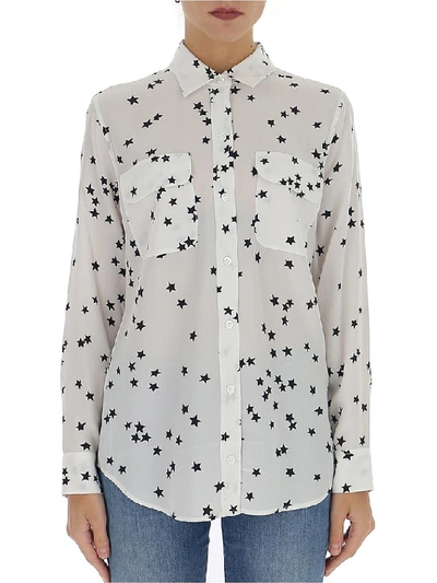 Shop Equipment Star Print Shirt In White