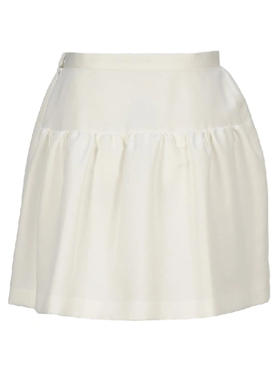 Shop Undercover Sequins Cat Skirt In White