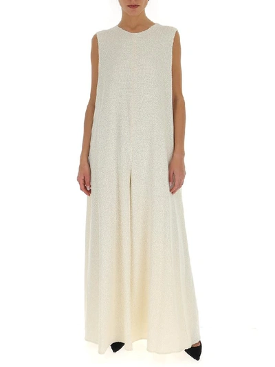 Shop The Row Wide Leg Jumpsuit In White