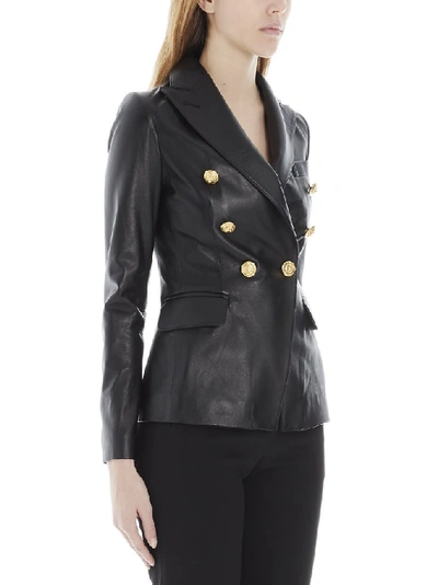 Shop Tagliatore Lizzie Blazer In Black