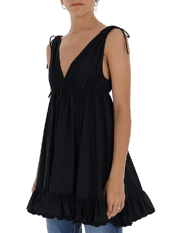 Sale 公式通販 バレンシアガ Balenciaga レディース ワンピース ベビードール ワンピース ドレス Jersey Babydoll Top Black 最先端 Nuclineers Com