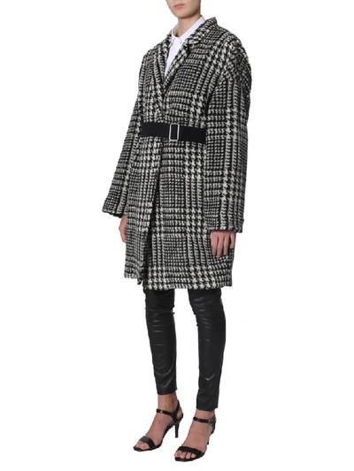 Shop Philosophy Di Lorenzo Serafini Check Print Coat In Multi