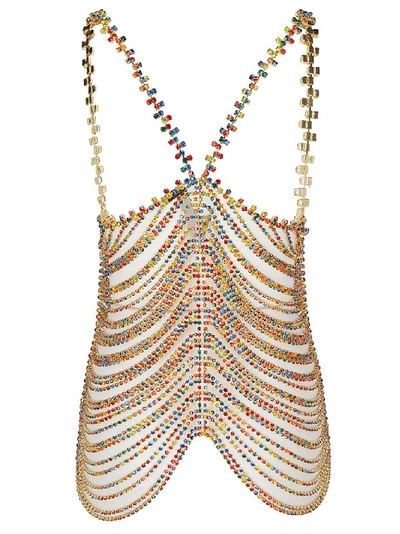 Shop Area Crystal Cupchain Camisole In Multi