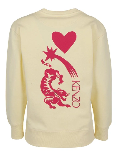 Shop Kenzo Lucky Star Sweatshirt In Beige