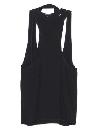 Shop Ann Demeulemeester Layered Tank Top In Black