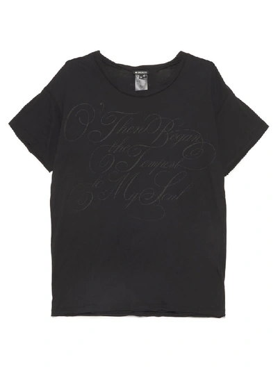 Shop Ann Demeulemeester Printed T In Black