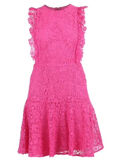 Shop Pinko Macramé Mini Dress