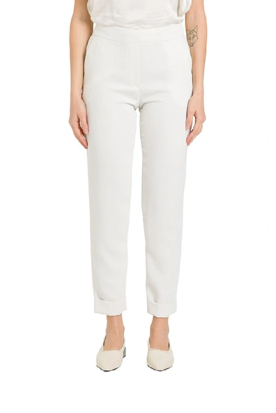 Shop P.a.r.o.s.h . Straight Leg Trousers In White