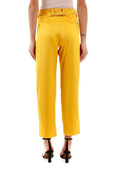 Shop Sies Marjan Willa Cropped Trousers In Yellow