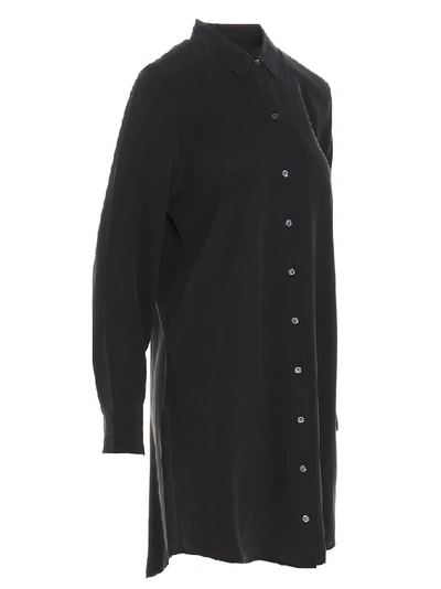 Shop Equipment Plain Shirt Dress In Black