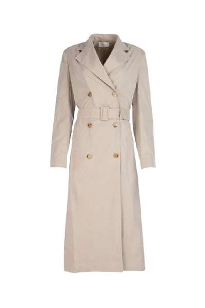Shop The Row Belted Trench Coat In Beige