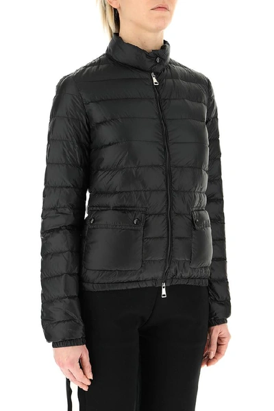 Shop Moncler Lans Zip In Black