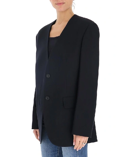 Shop The Row Murray Collarless Blazer In Black