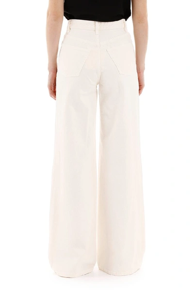 Shop The Row Issa Wide Leg Jeans In White