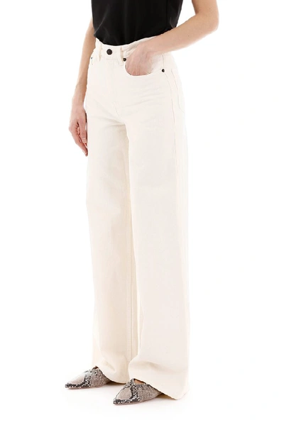 Shop The Row Issa Wide Leg Jeans In White