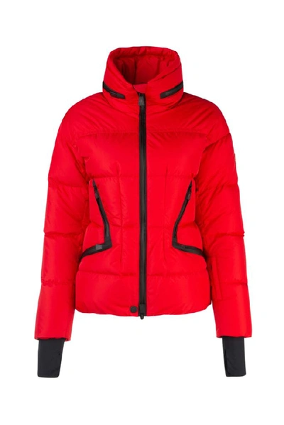 Shop Moncler Grenoble Padded Down Jacket In Red