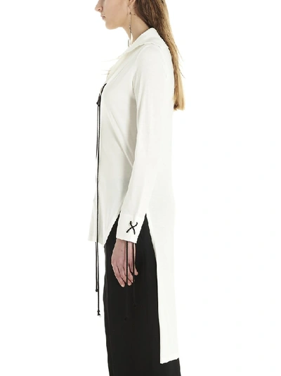 Shop Ann Demeulemeester Lace In White