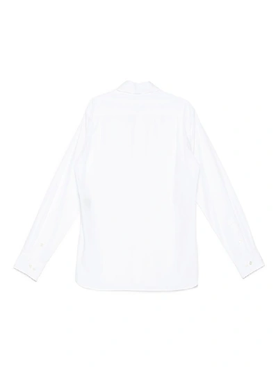 Shop Ann Demeulemeester Front Pocket Shirt In White